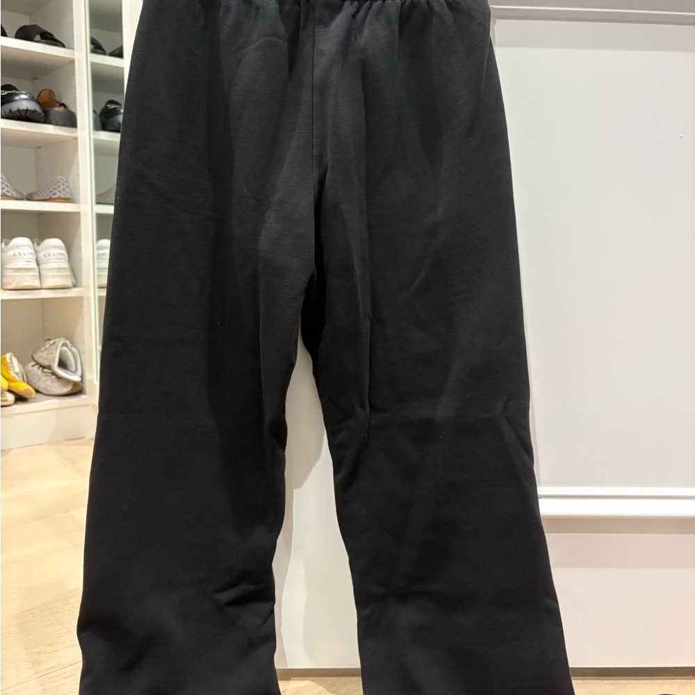 Women’s Mango black wide leg sweatpants size small with pockets - Picture 6 of 7